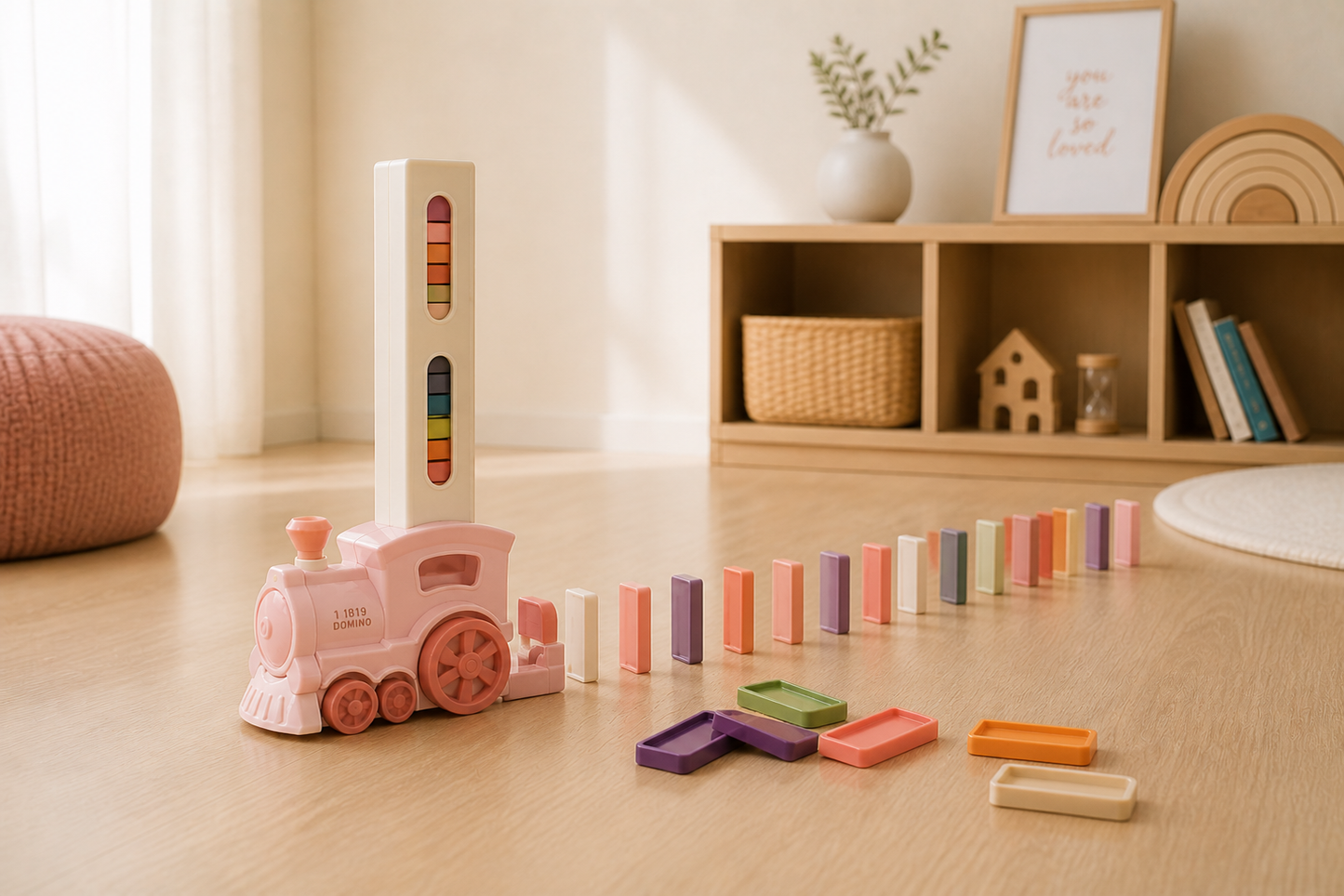 STEM domino train toy for kids ages 3-7 — Use Lovy