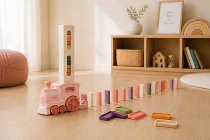 STEM domino train toy for kids ages 3-7 — Use Lovy