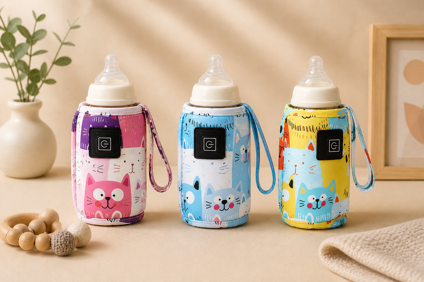 Portable USB bottle warmer bag for travel and on-the-go feeding — Use Lovy