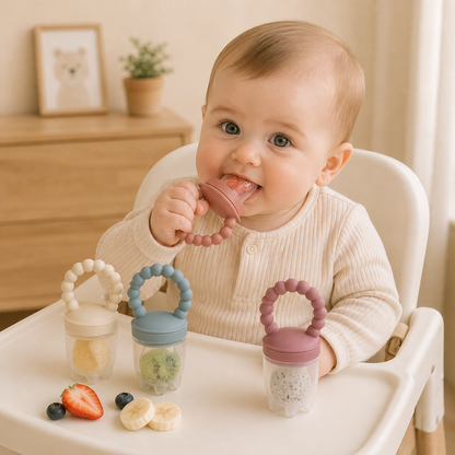 Silicone Baby Food Feeder – Safe First Tastes