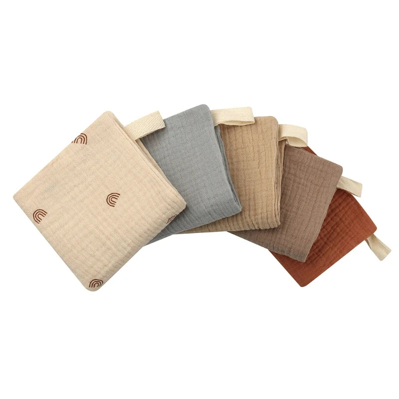 Multicolor soft cotton baby washcloths for newborn sensitive skin — Use Lovy