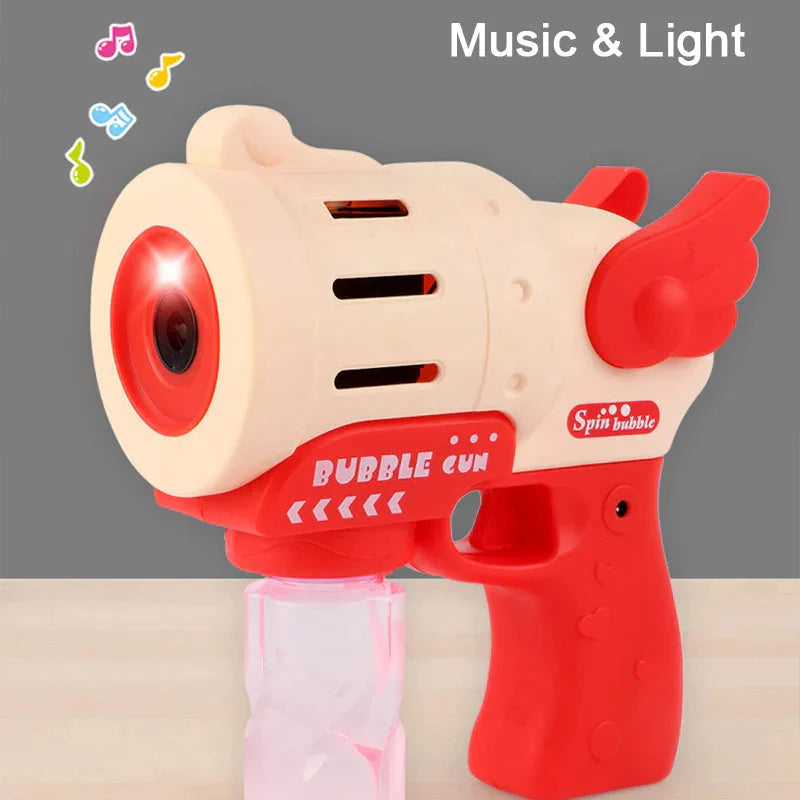 Battery-powered cute bubble blower for outdoor play — Use Lovy