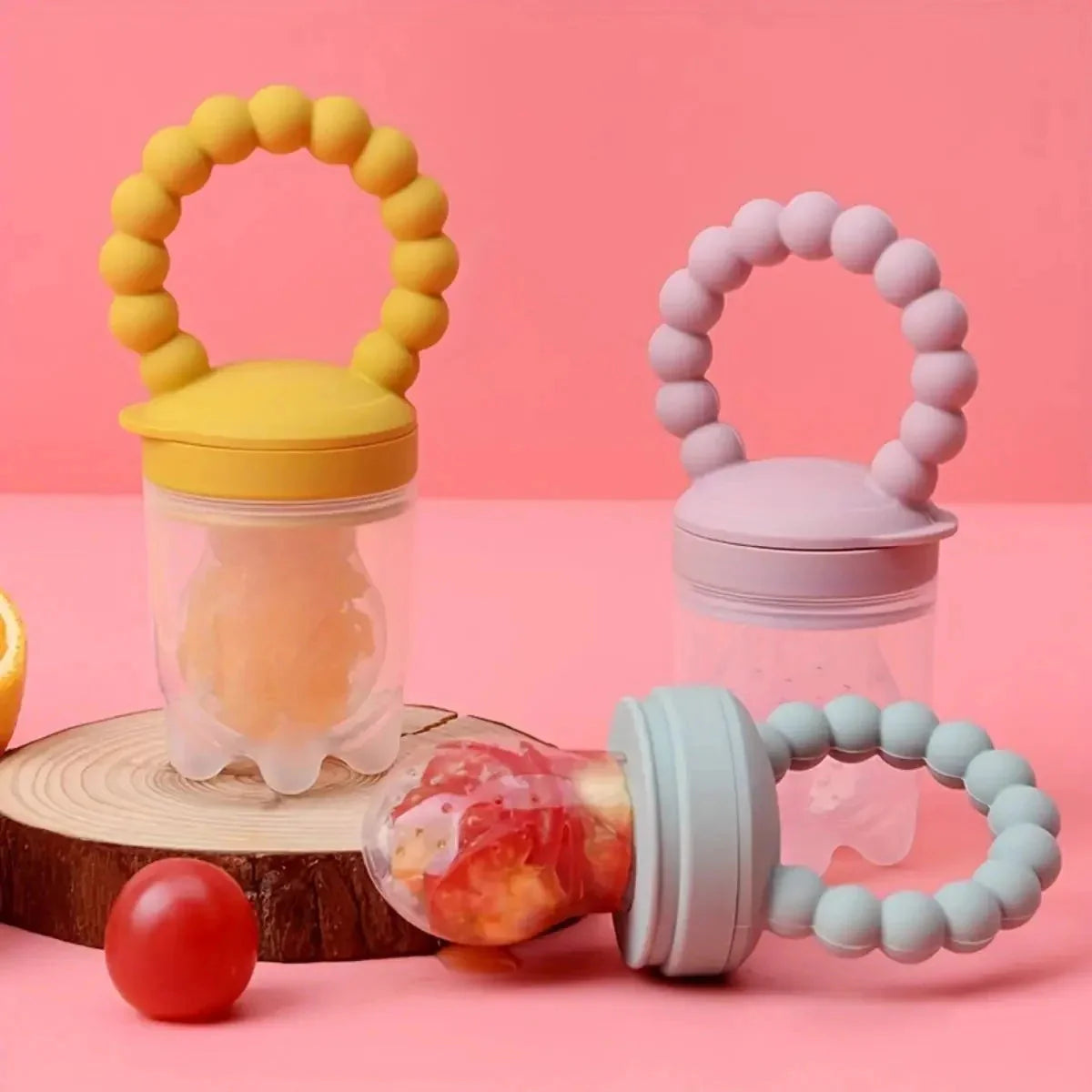 Easy-grip silicone baby food feeder set — Use Lovy