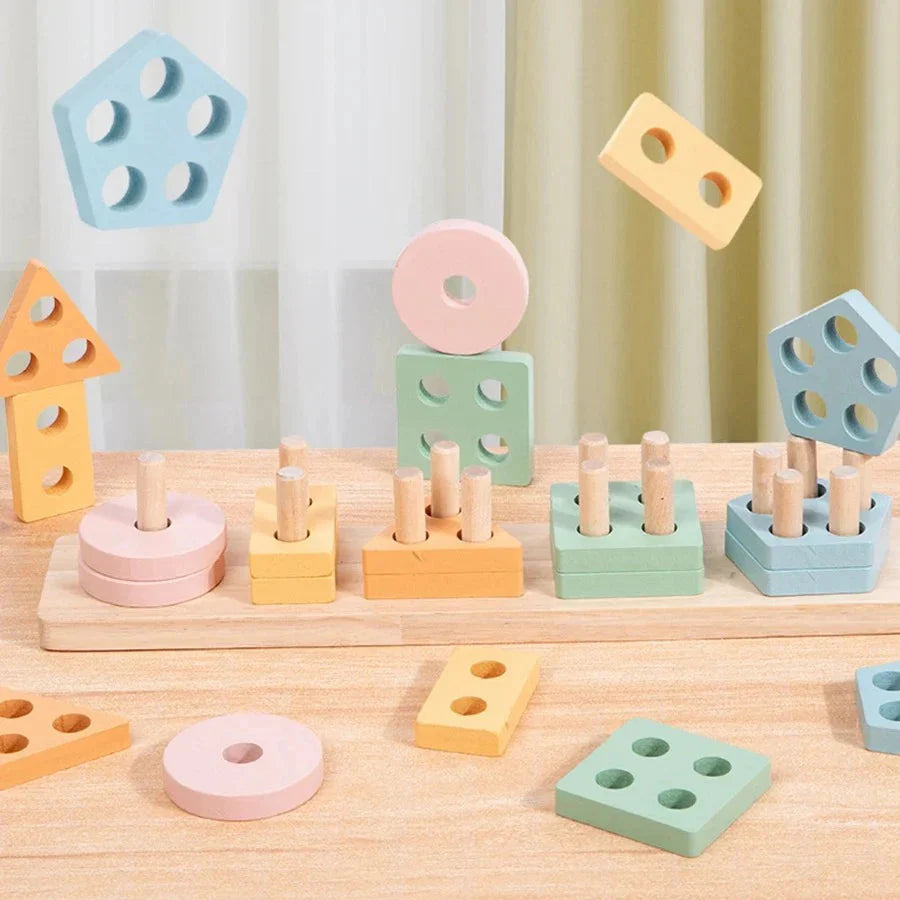 Natural wood Montessori toy for ages 1-4 — Use Lovy