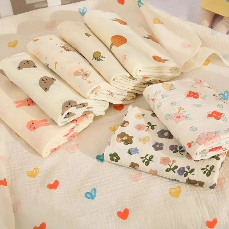 Cotton muslin swaddle blanket softer with every wash — Use Lovy