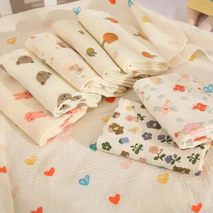 Cotton muslin swaddle blanket softer with every wash — Use Lovy