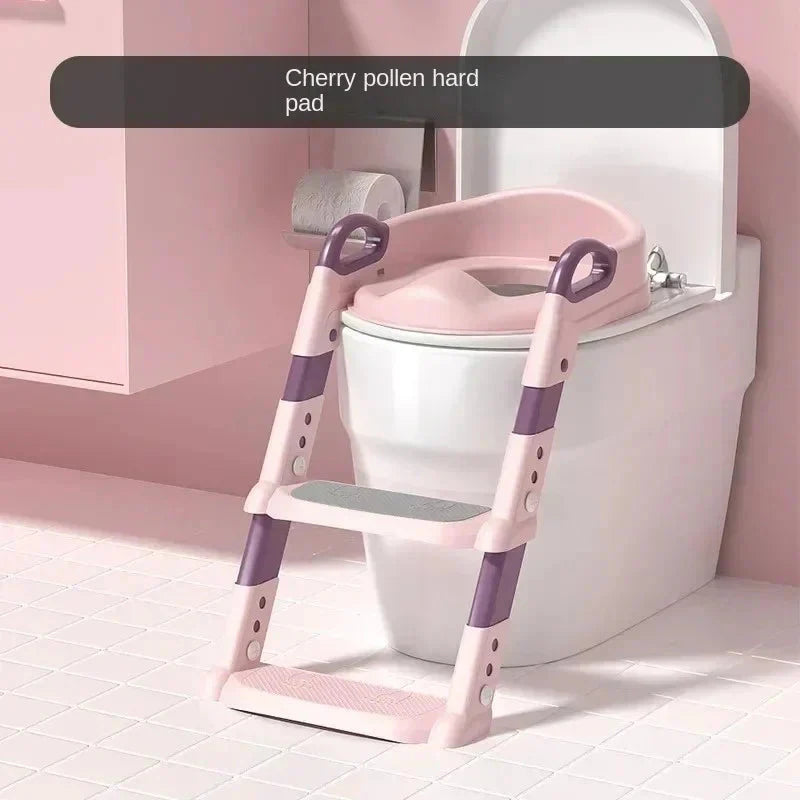 Foldable kids potty ladder with toilet seat reducer — Use Lovy
